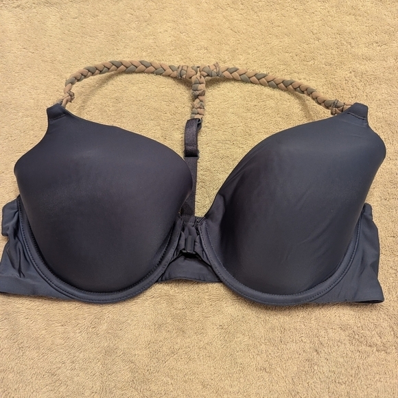 Victoria's Secret Other - Victoria's Secret Black Bra with Tan Straps